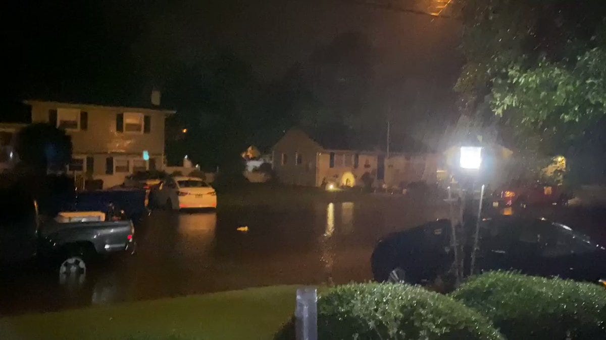 New Jersey Flooding Caused By Severe Thunderstorms