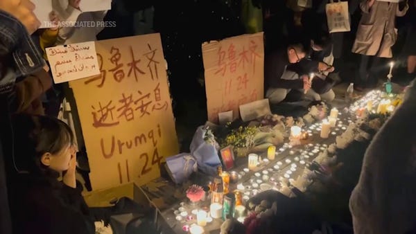 Shanghai protesters call for change at vigil