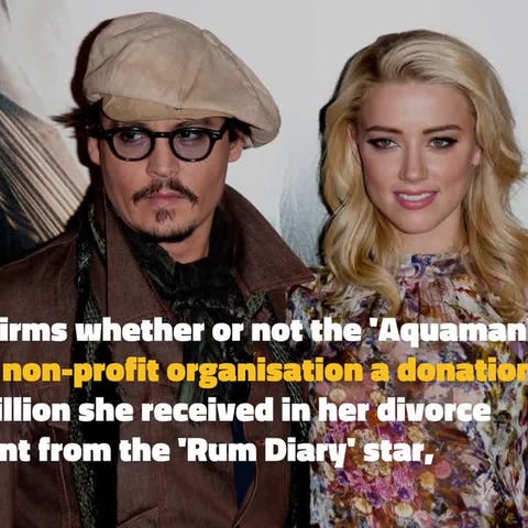 Charity to reveal if Amber Heard donated $7M