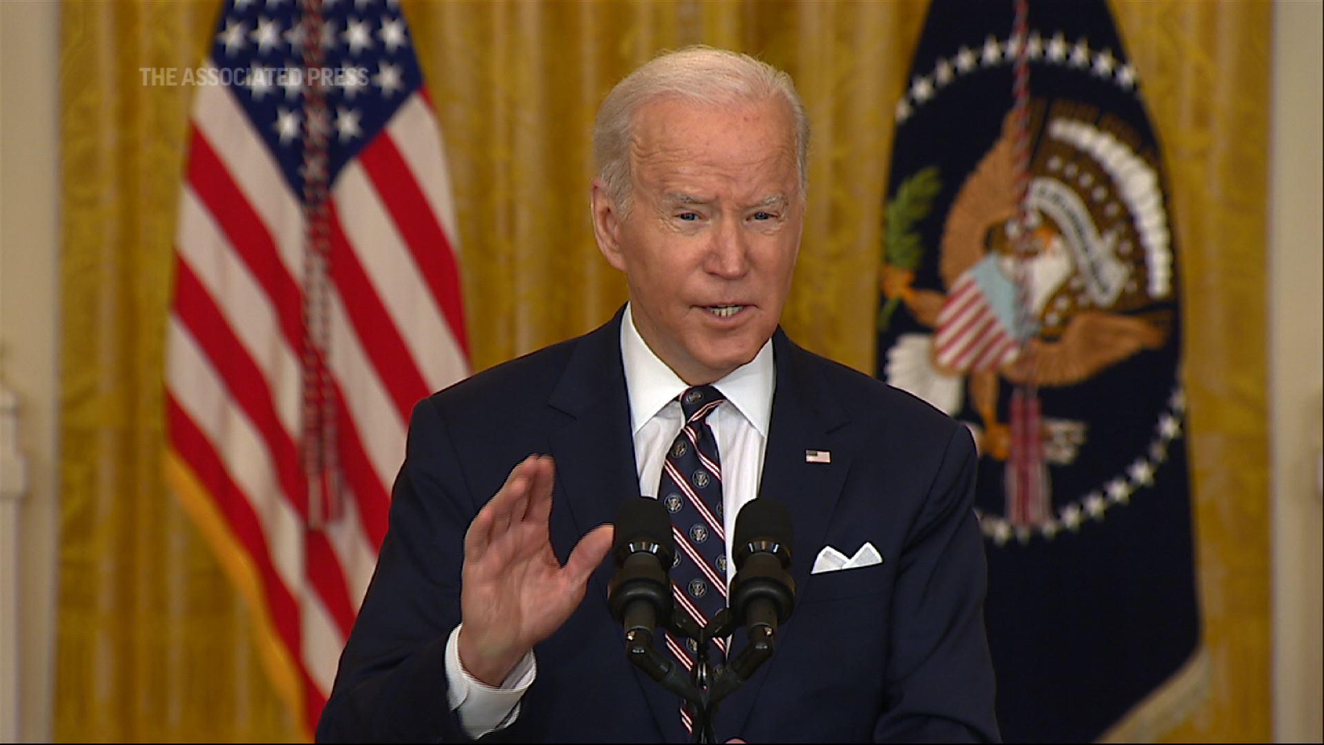 Biden Sanctions Russia Amid Ukraine 'invasion'