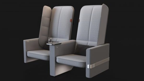 New seat design lets you sleep on an airplane