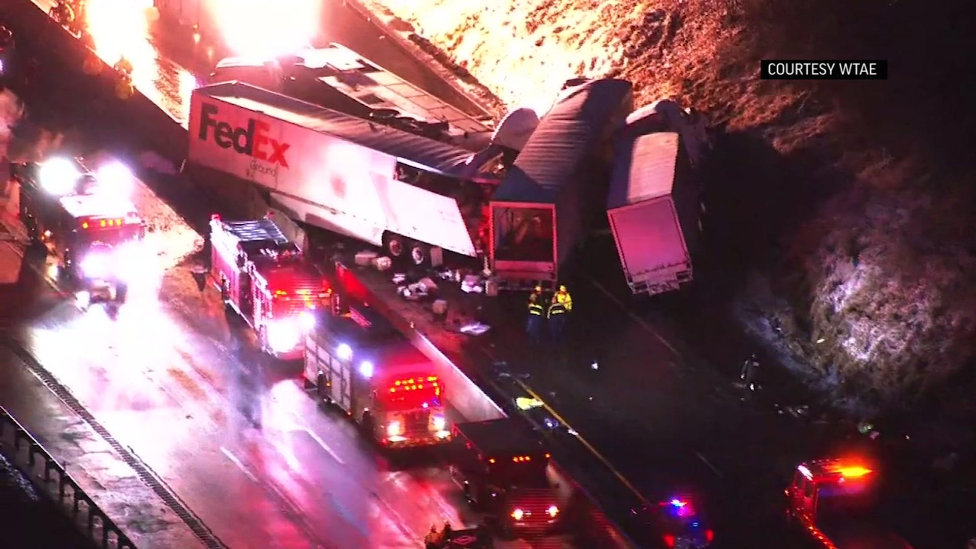 5 Dead, Dozens Hospitalized In Pa. Turnpike Crash