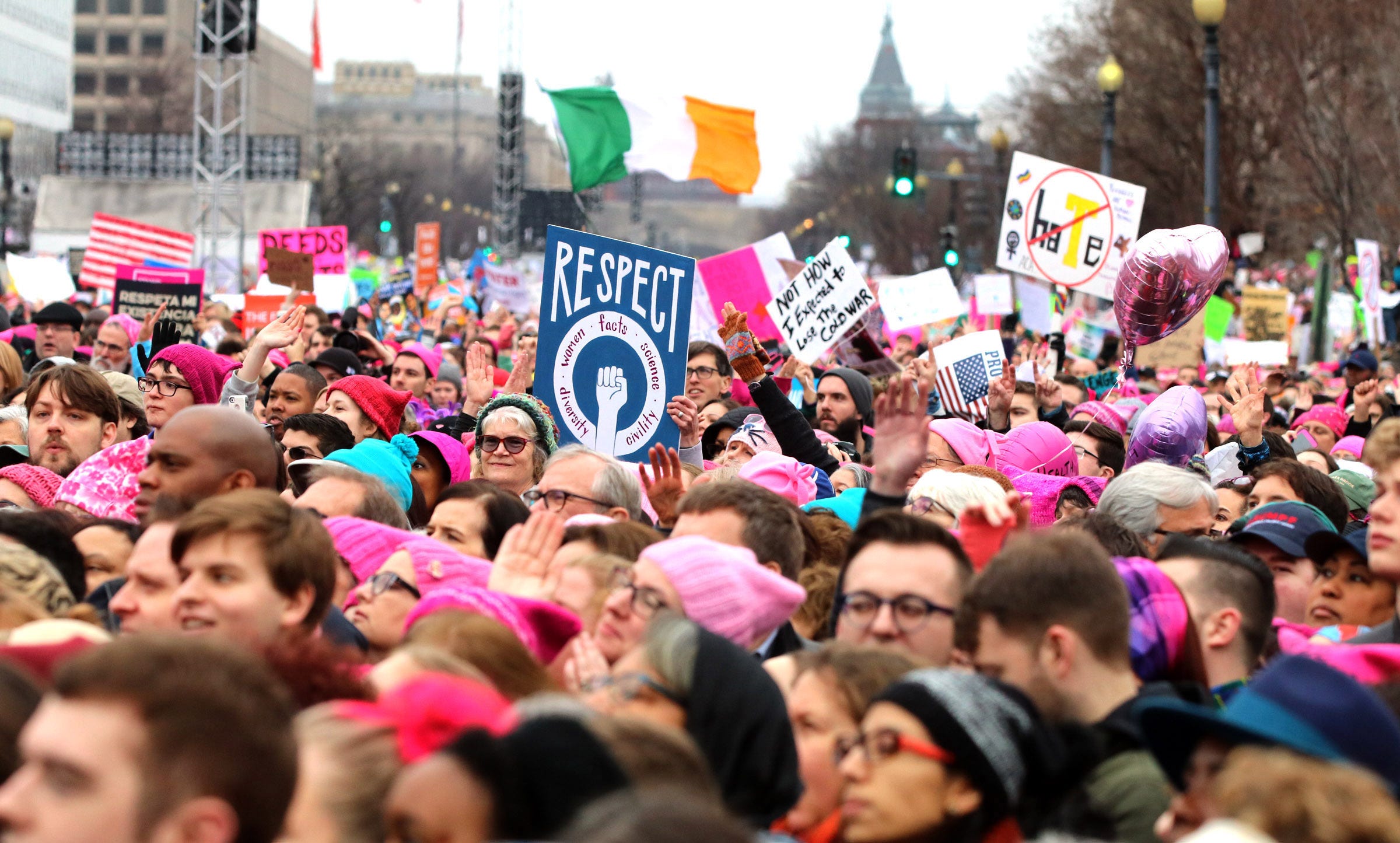 Women’s March on Washington How it looked in Washington, around the