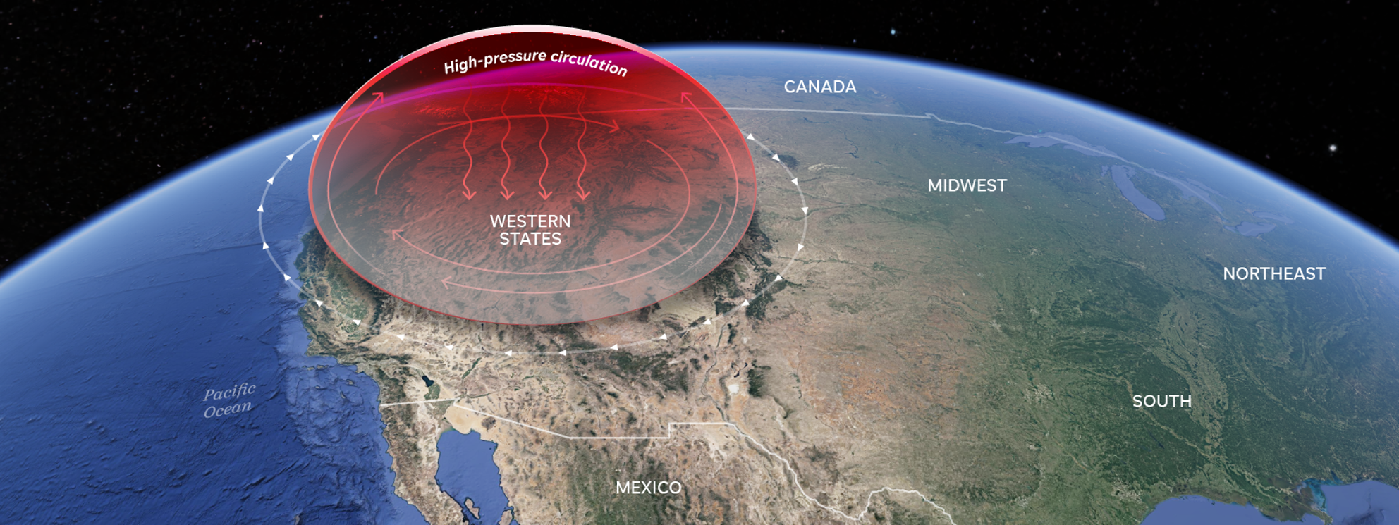 Heat dome brings record-breaking high temperatures to the West