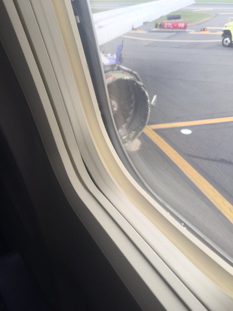 Southwest flight makes emergency landing in Philadelphia after engine blows apart