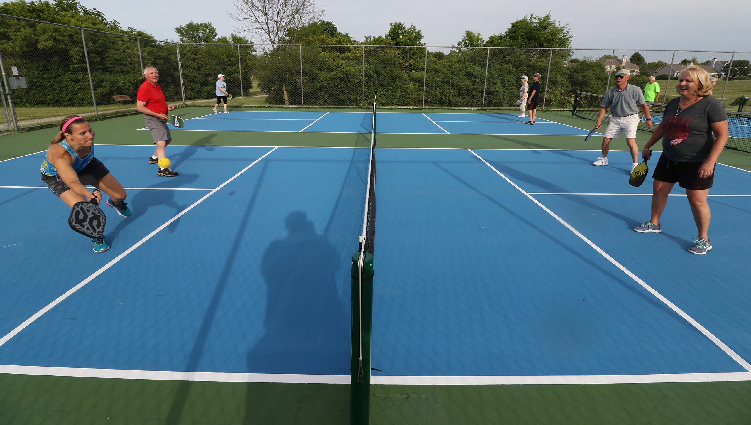 Meg plays Pickleball with some Steelers & had no idea!