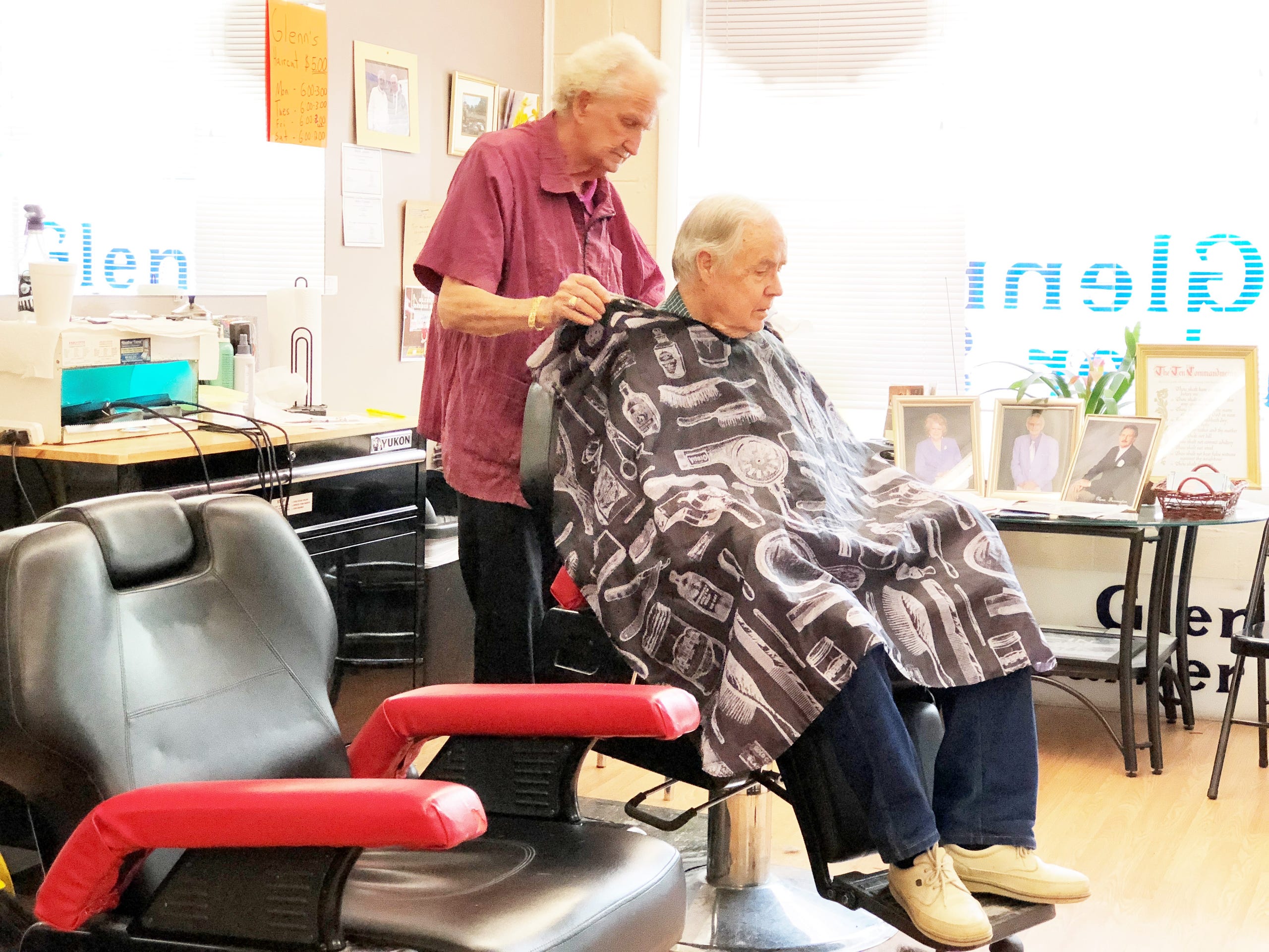 Glenn S Barber Shop Moves To Halls