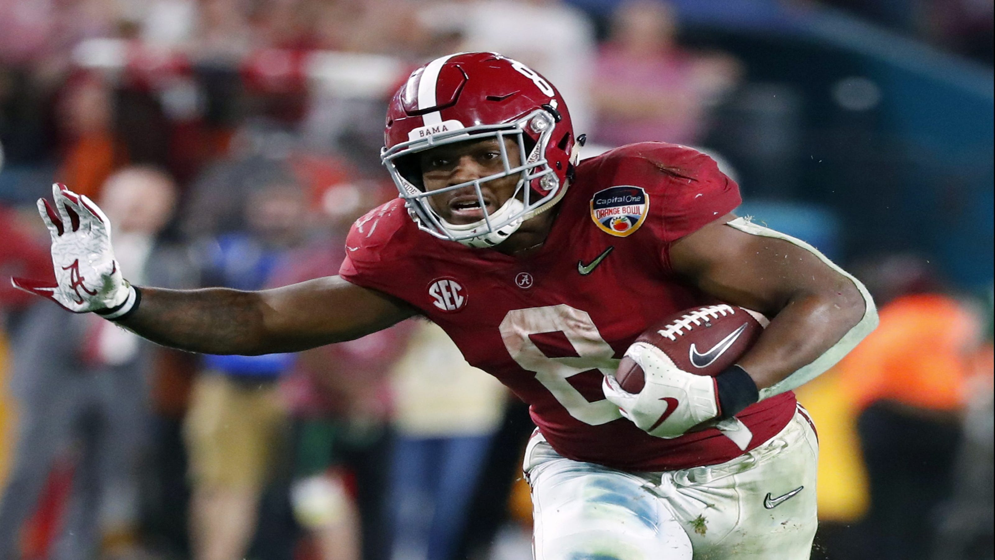 Josh Jacobs imagines life as a Raider before the draft