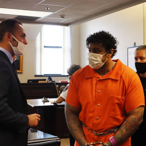 Naythen Aubain, the Utica man accused of killing h