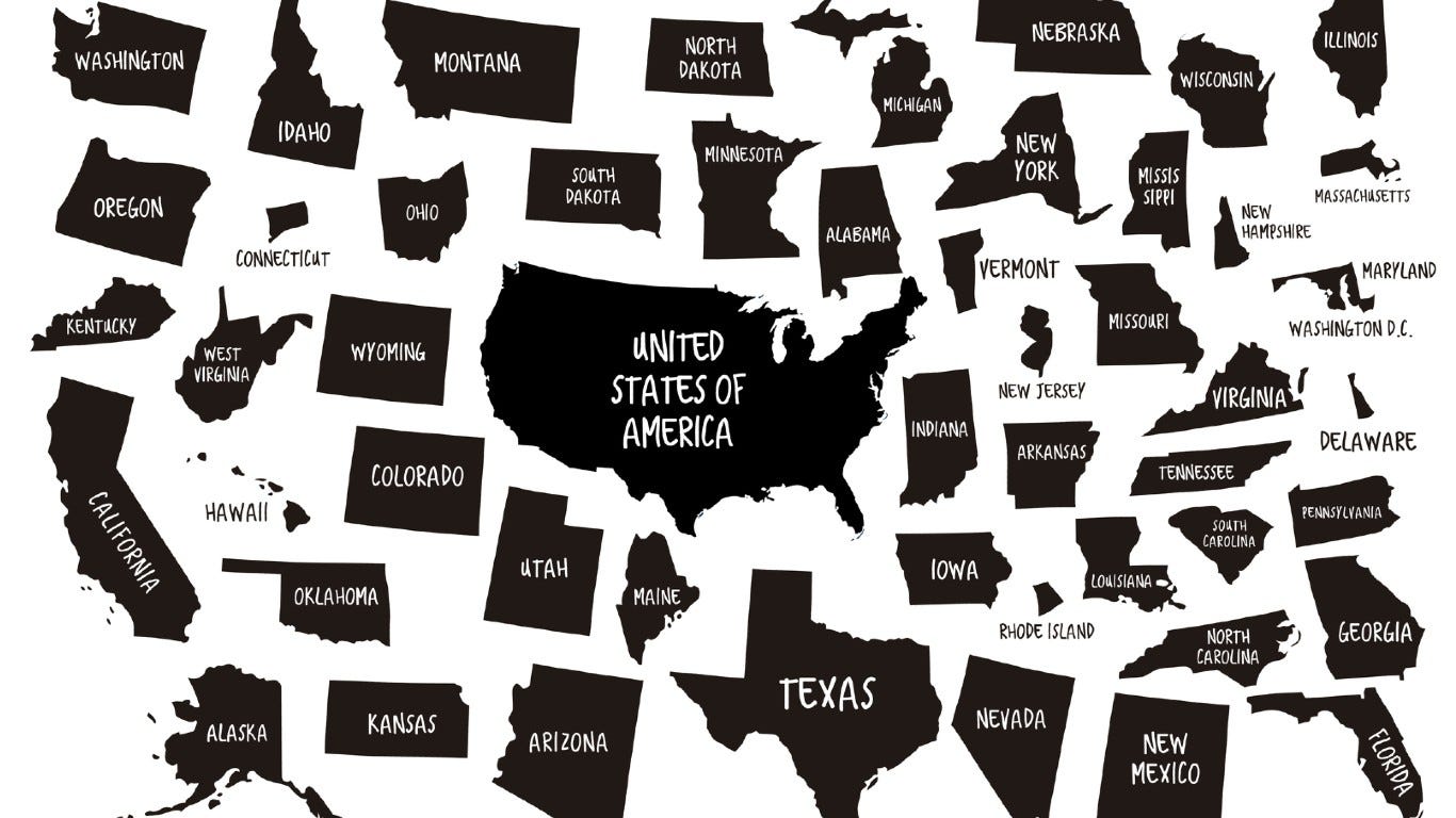 How were state shapes, boundaries determined?