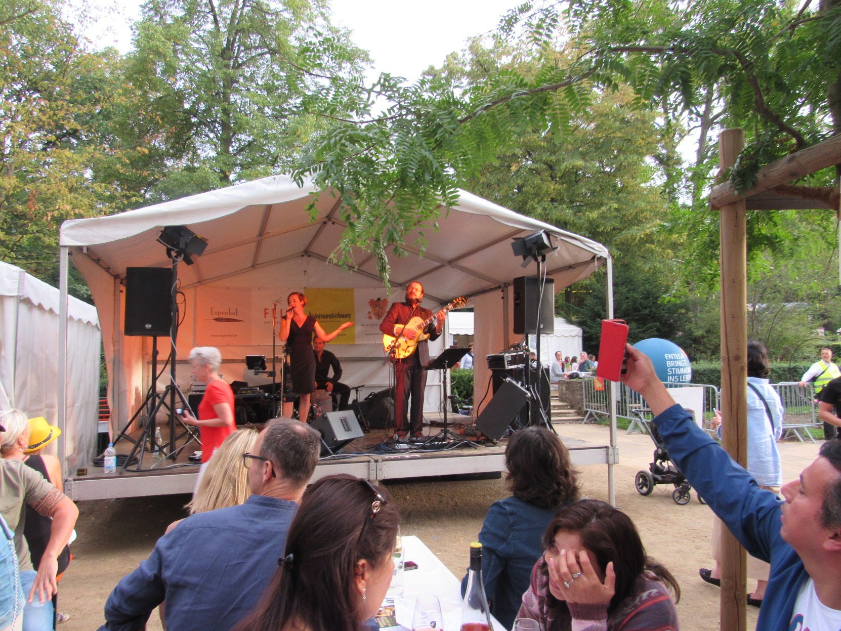 The exciting wine festival in Mainz, Germany