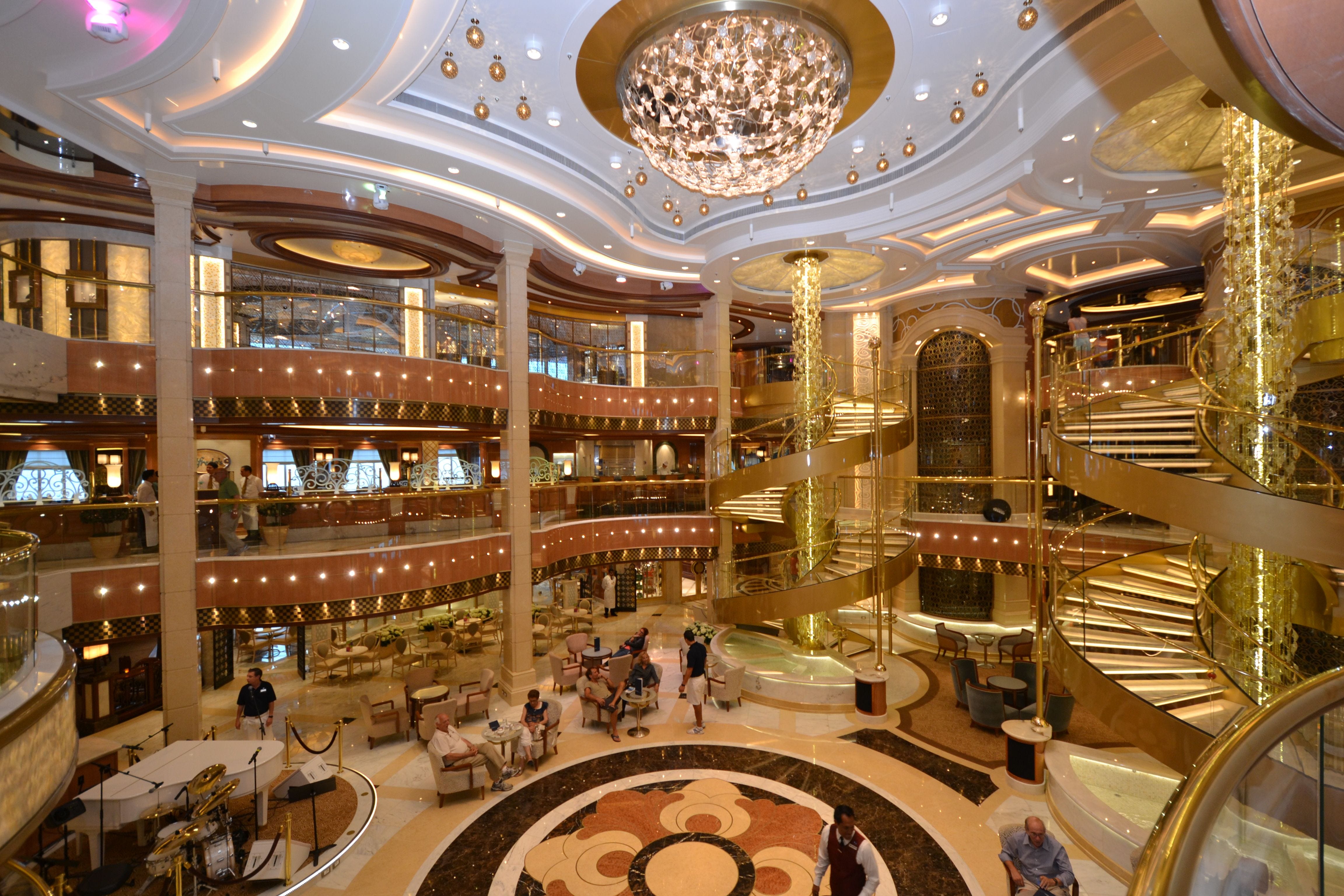 inside of cruise ship