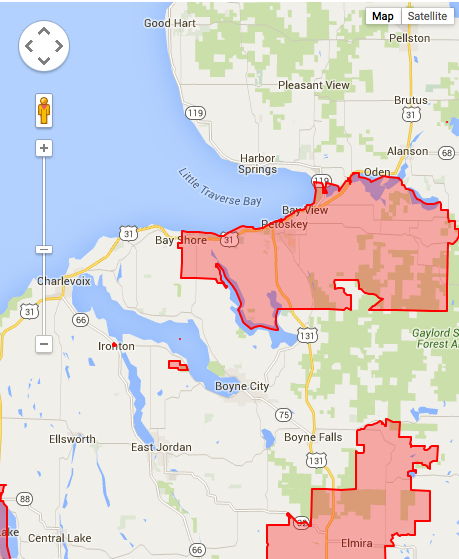 Power Outage Map Great Lakes Energy Power Outages Reported In Emmet And Charlevoix County