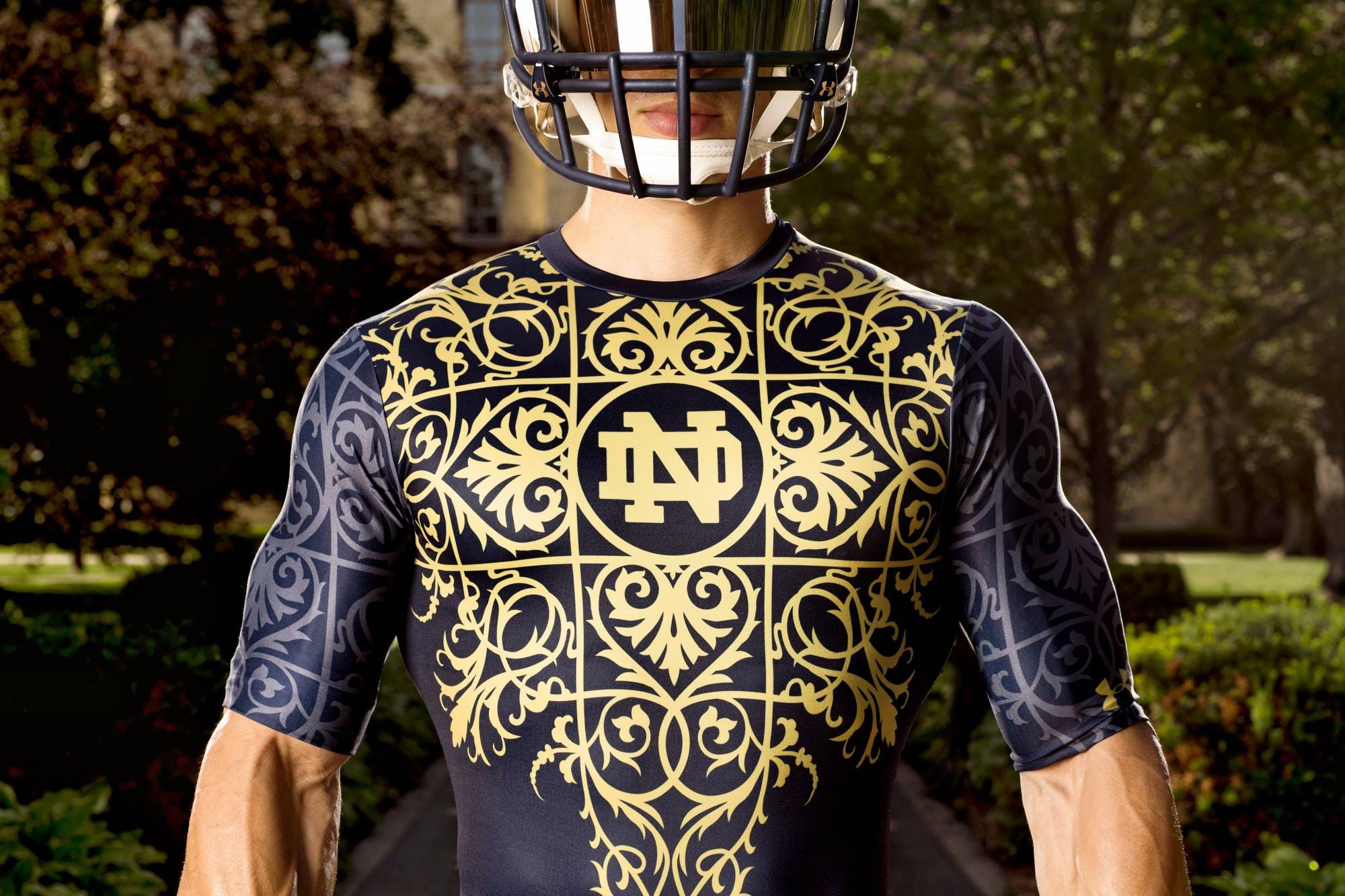 notre dame football under armour