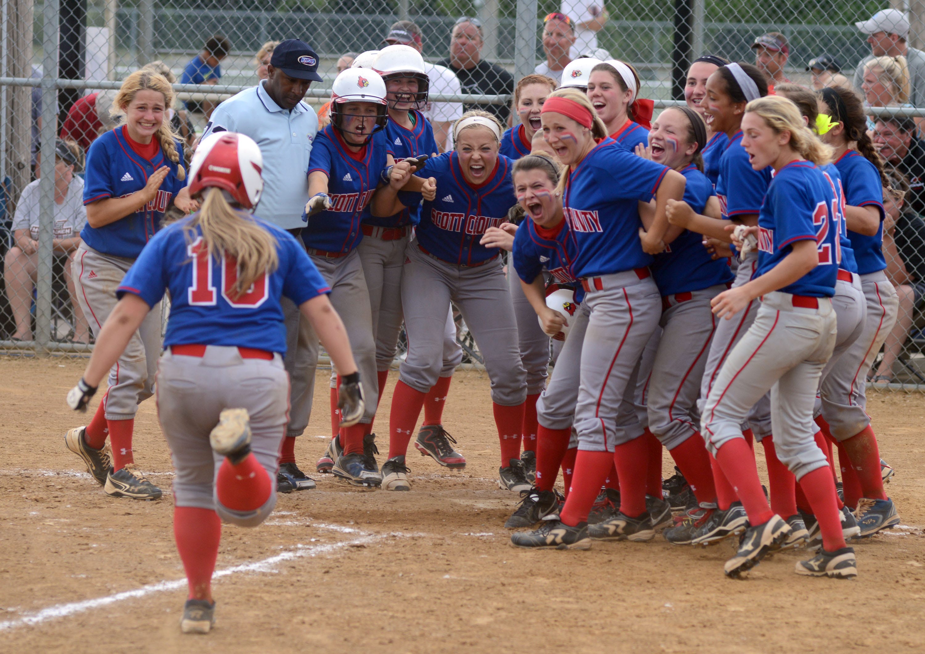 Ricketts’ slam powers Scott County to softball title | USA TODAY High ...