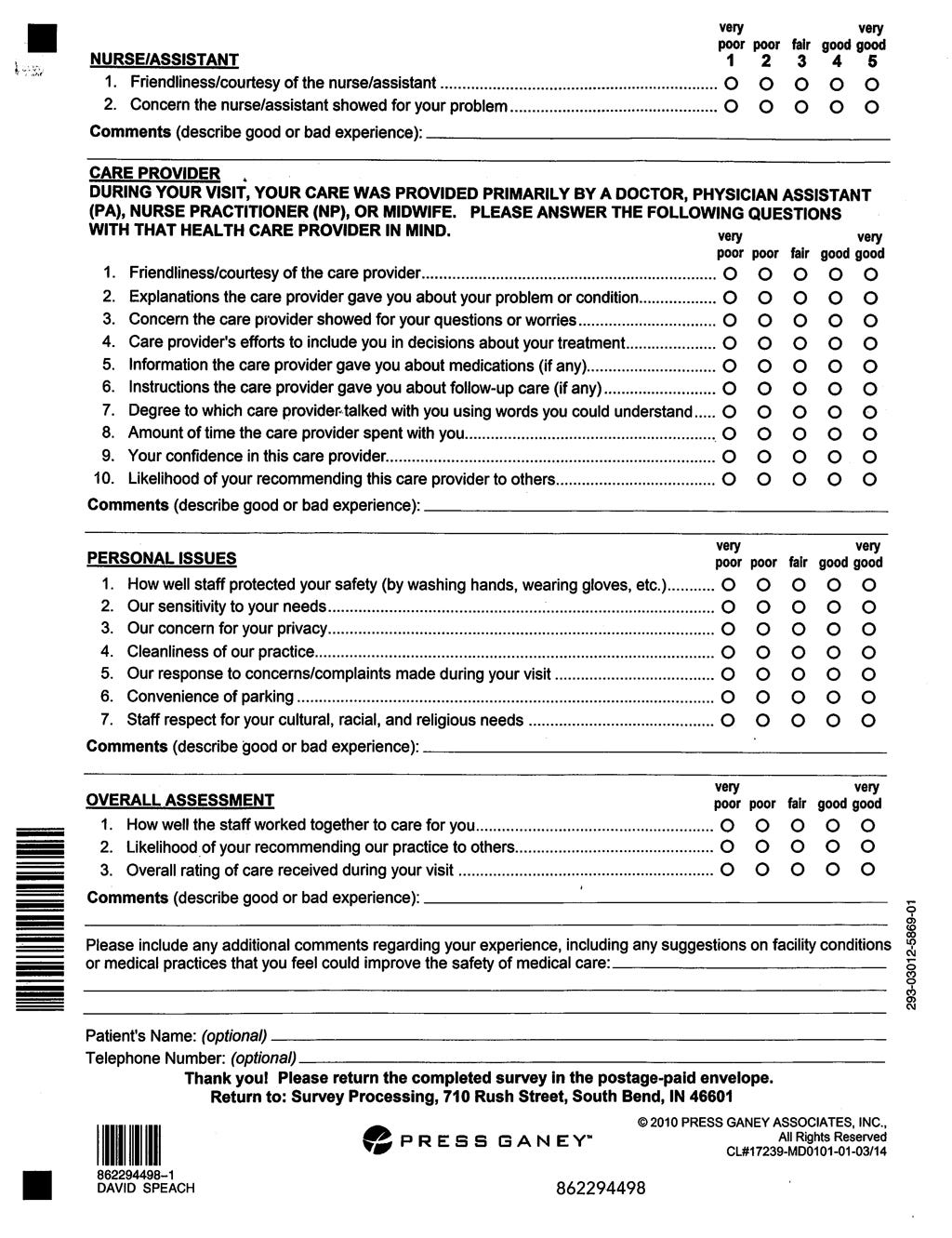 Health system asks questions, will it act on answers?