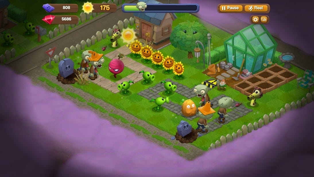 plants vs zombies adventures platform