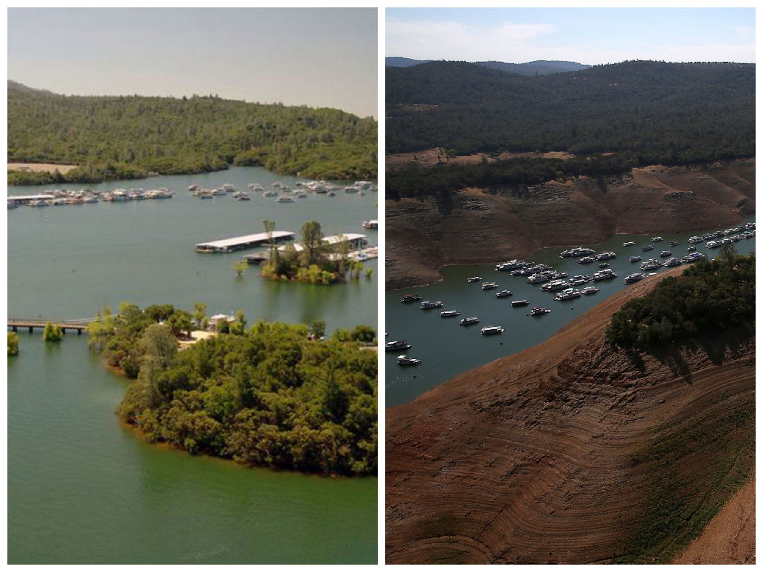 California Drought Before And After Photos Show Impact