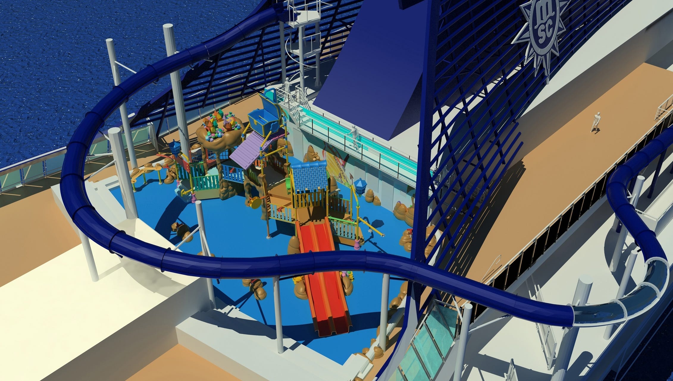 New MSC ship to feature one of the longest water slides at sea