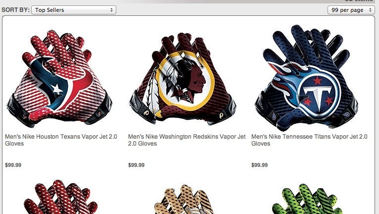 cool receiver gloves