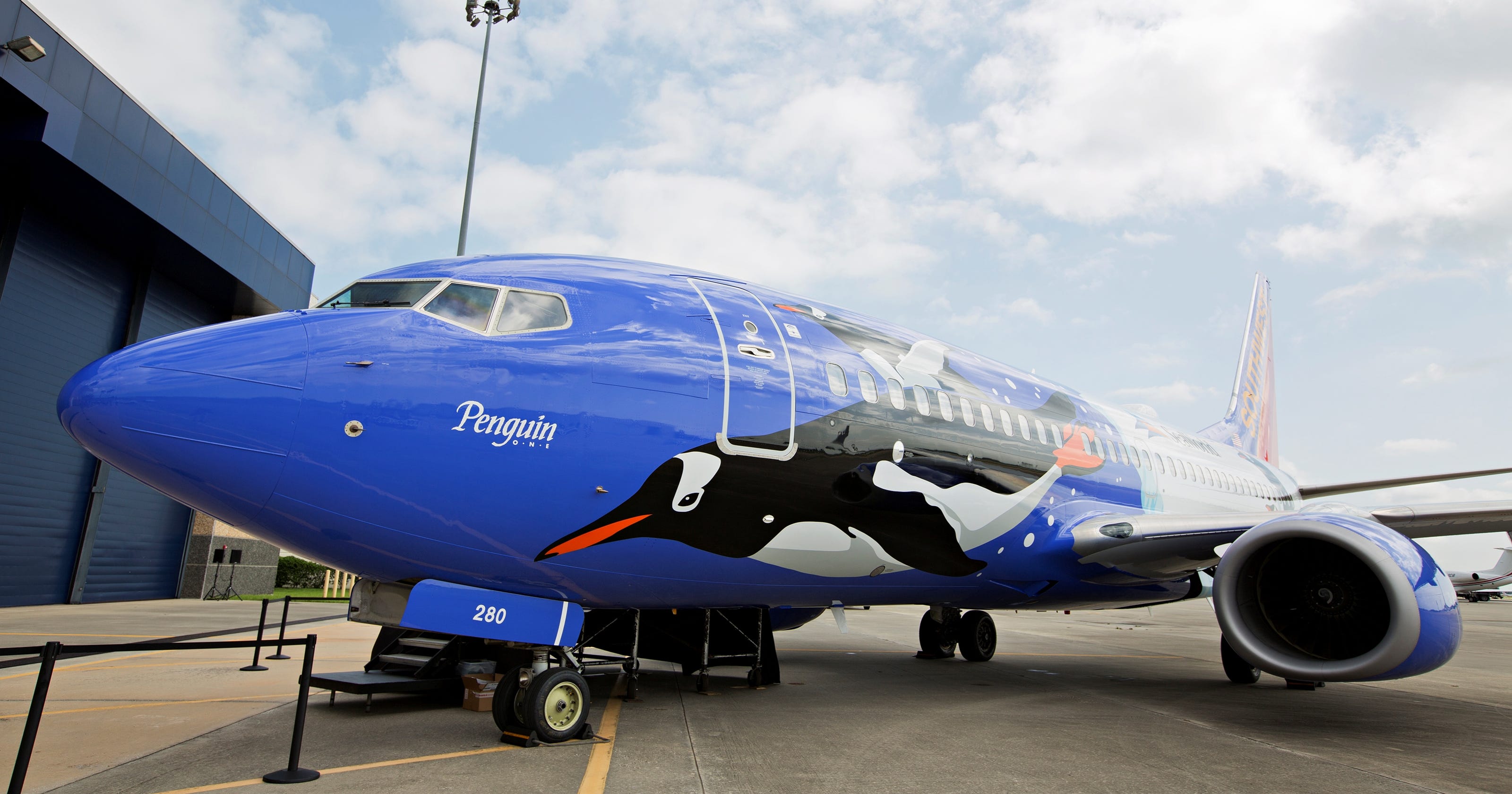 Southwest's 'Penguin One' is newest special jet livery