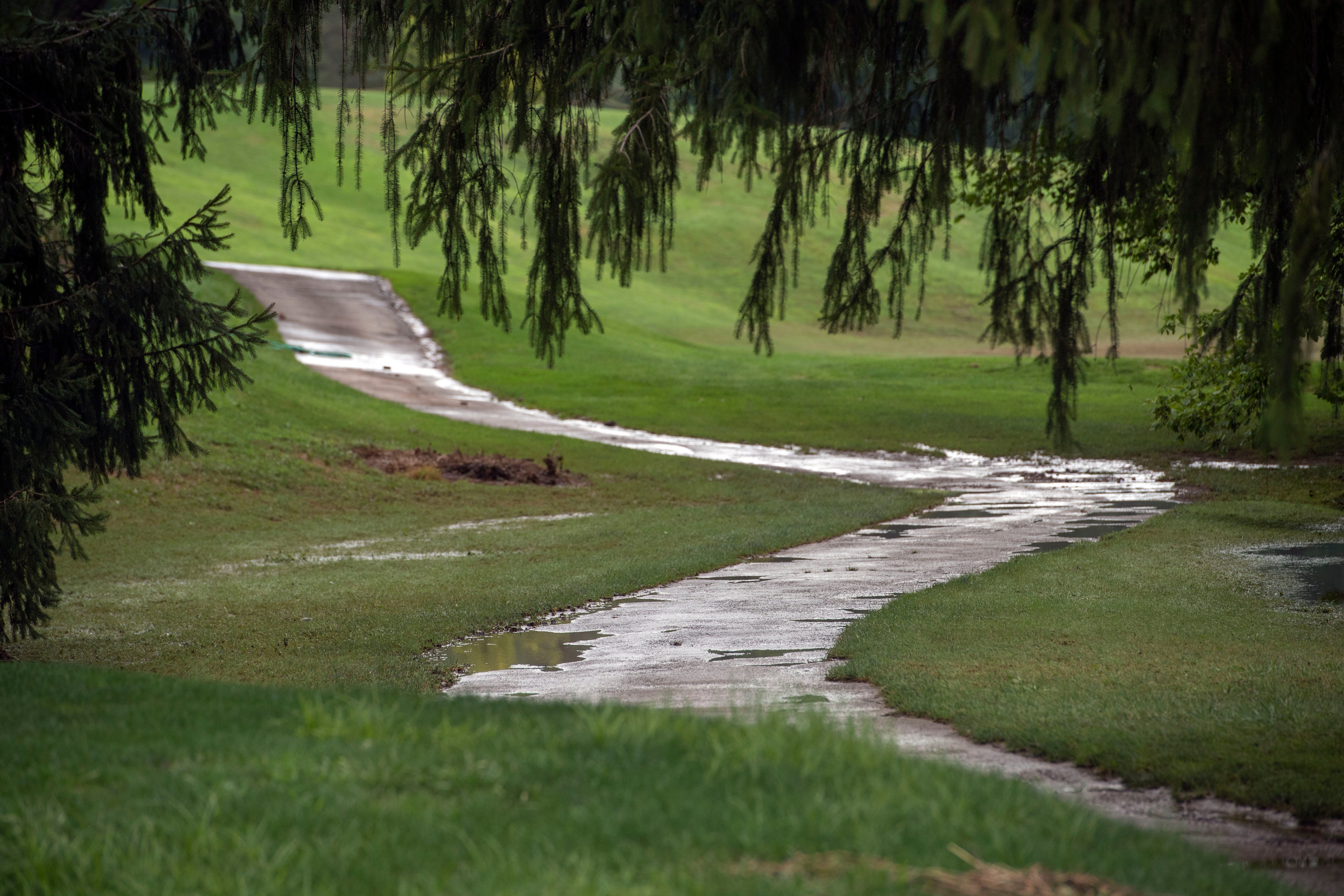 Photos: Floods Put Grandview Golf Course Underwater