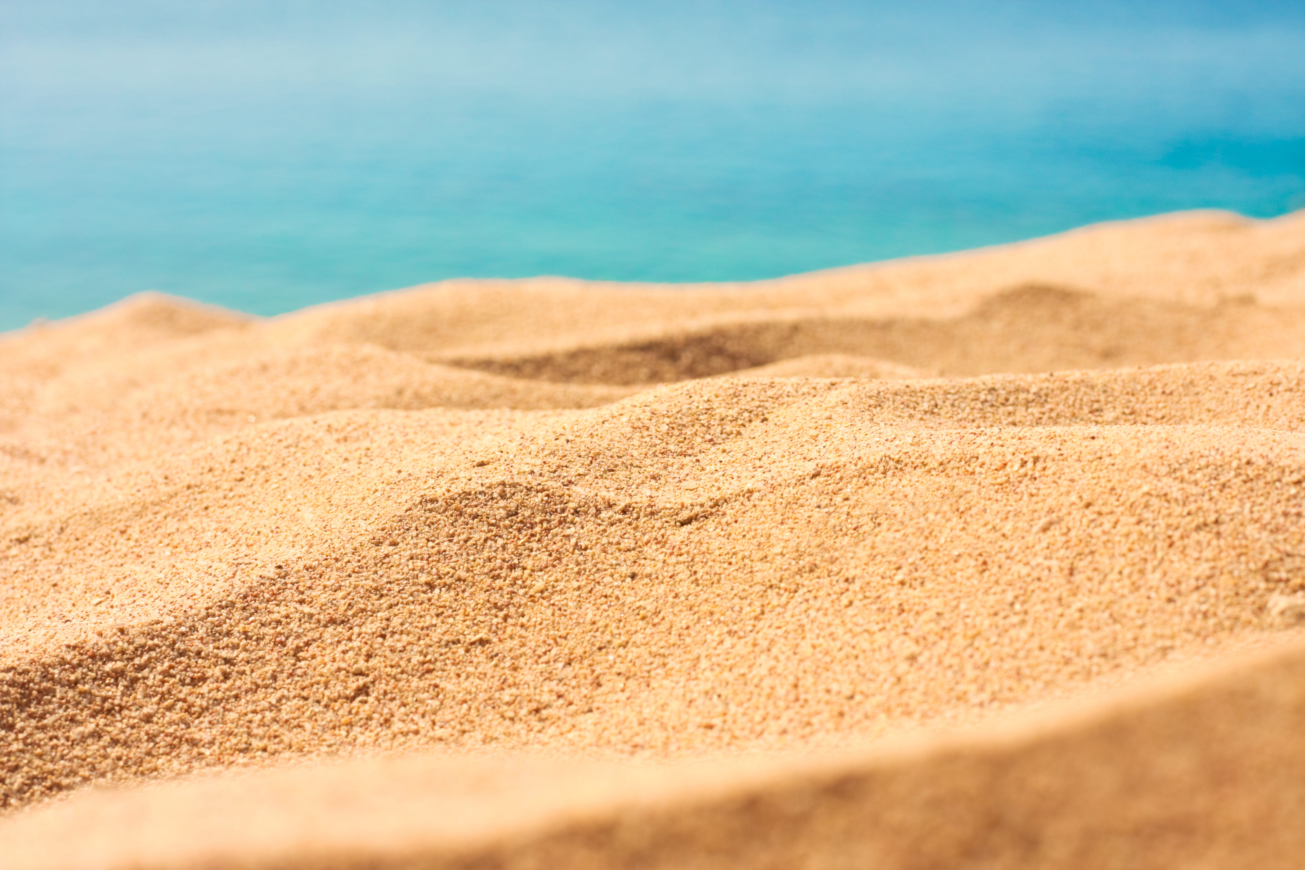 Панорама Речной песок пляжа