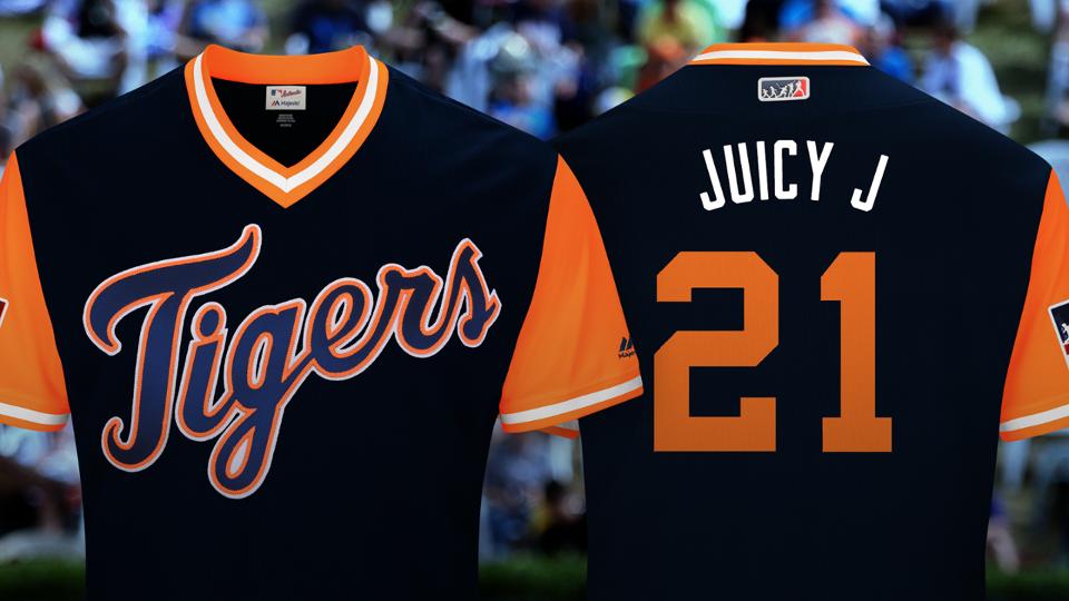 tigers players weekend jersey