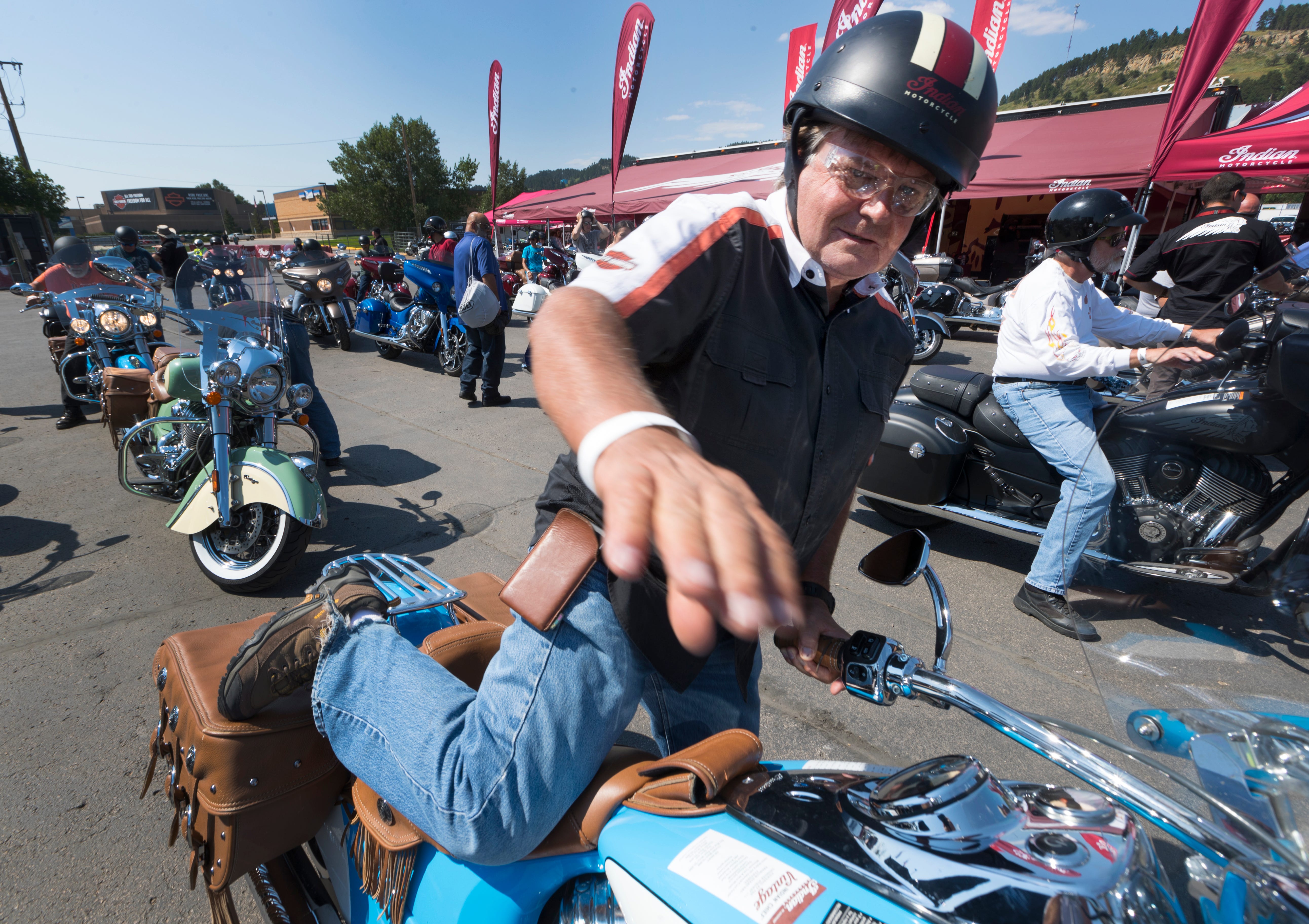 Harley Davidson Indian Keep Their Rivalry Alive At Sturgis Rally
