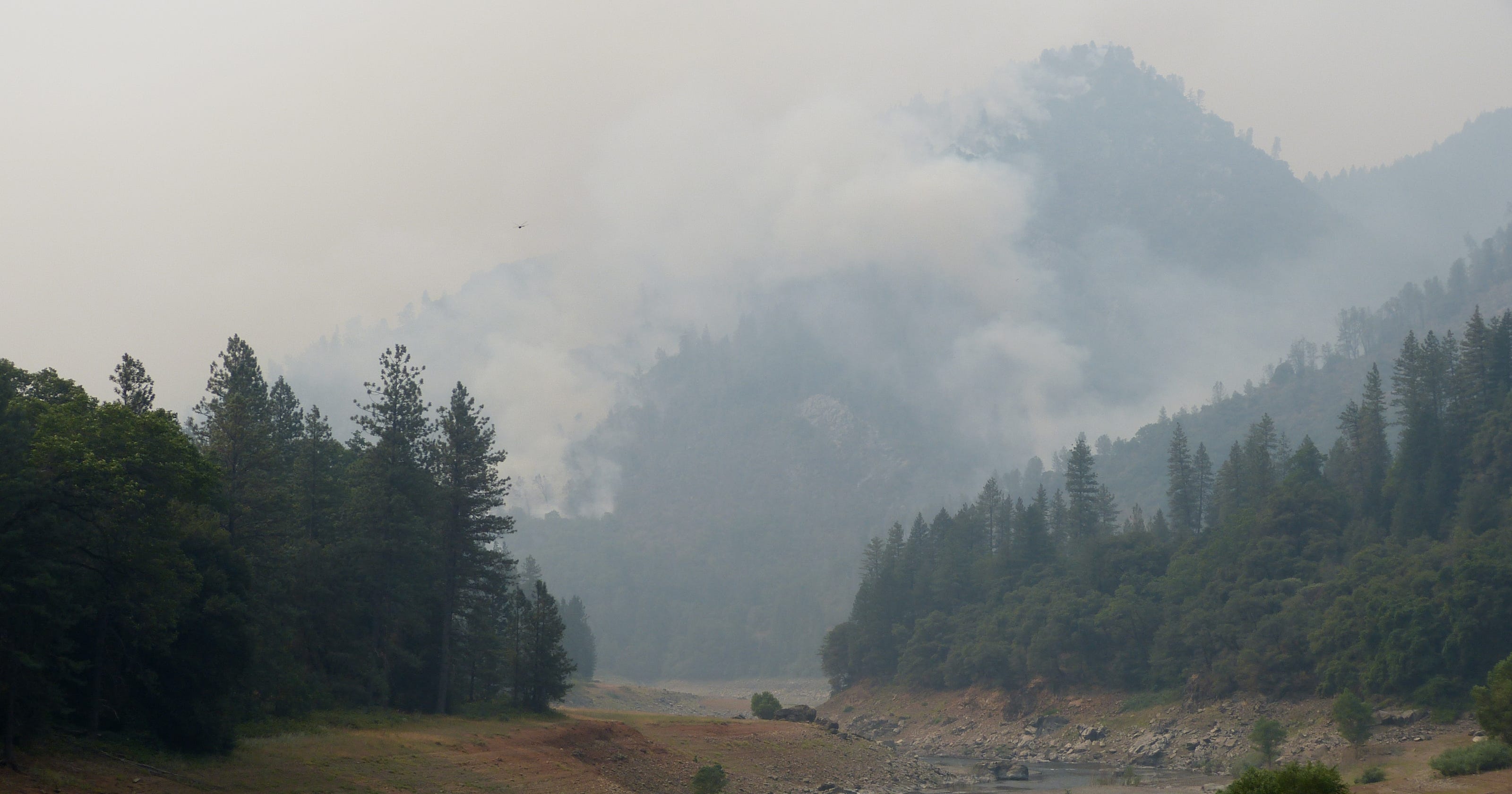 UPDATE Three fires near Lake Shasta grow to 450 acres