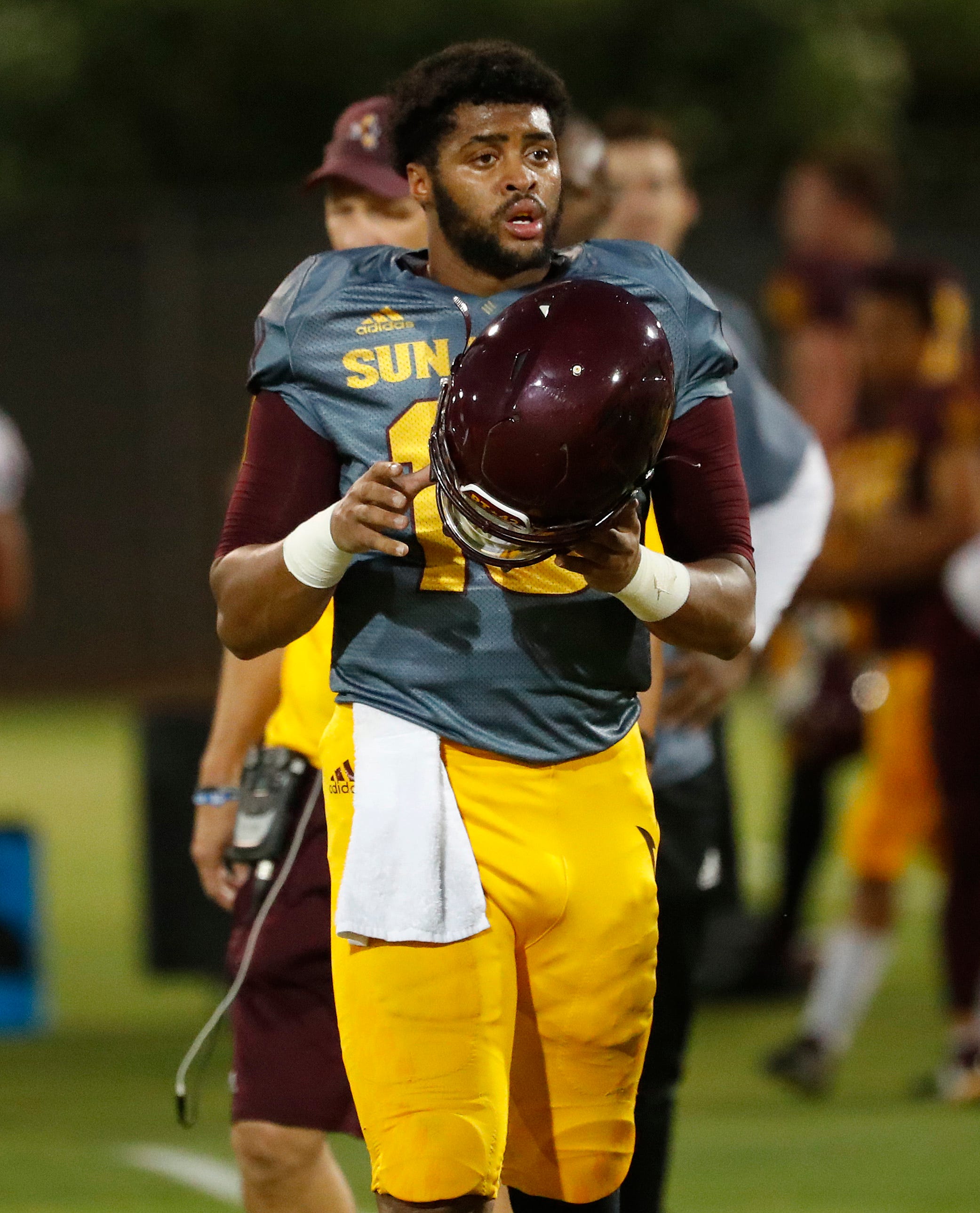 Arizona State Jay Jay Wilson Not Practicing Because Of Rules Violation