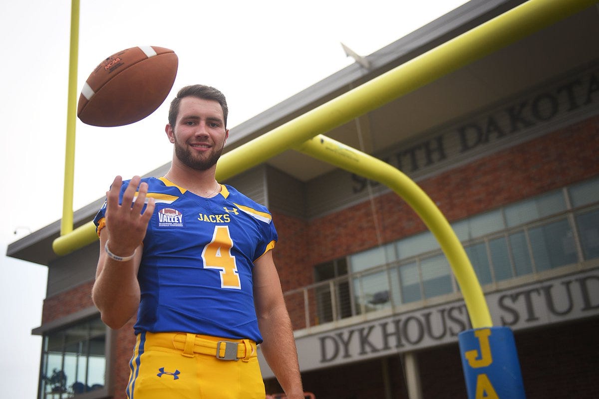 Chase Vinatieri making a name for himself as South Dakota State kicker