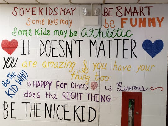 Elmsford: Anti-bullying mural goes up in elementary school