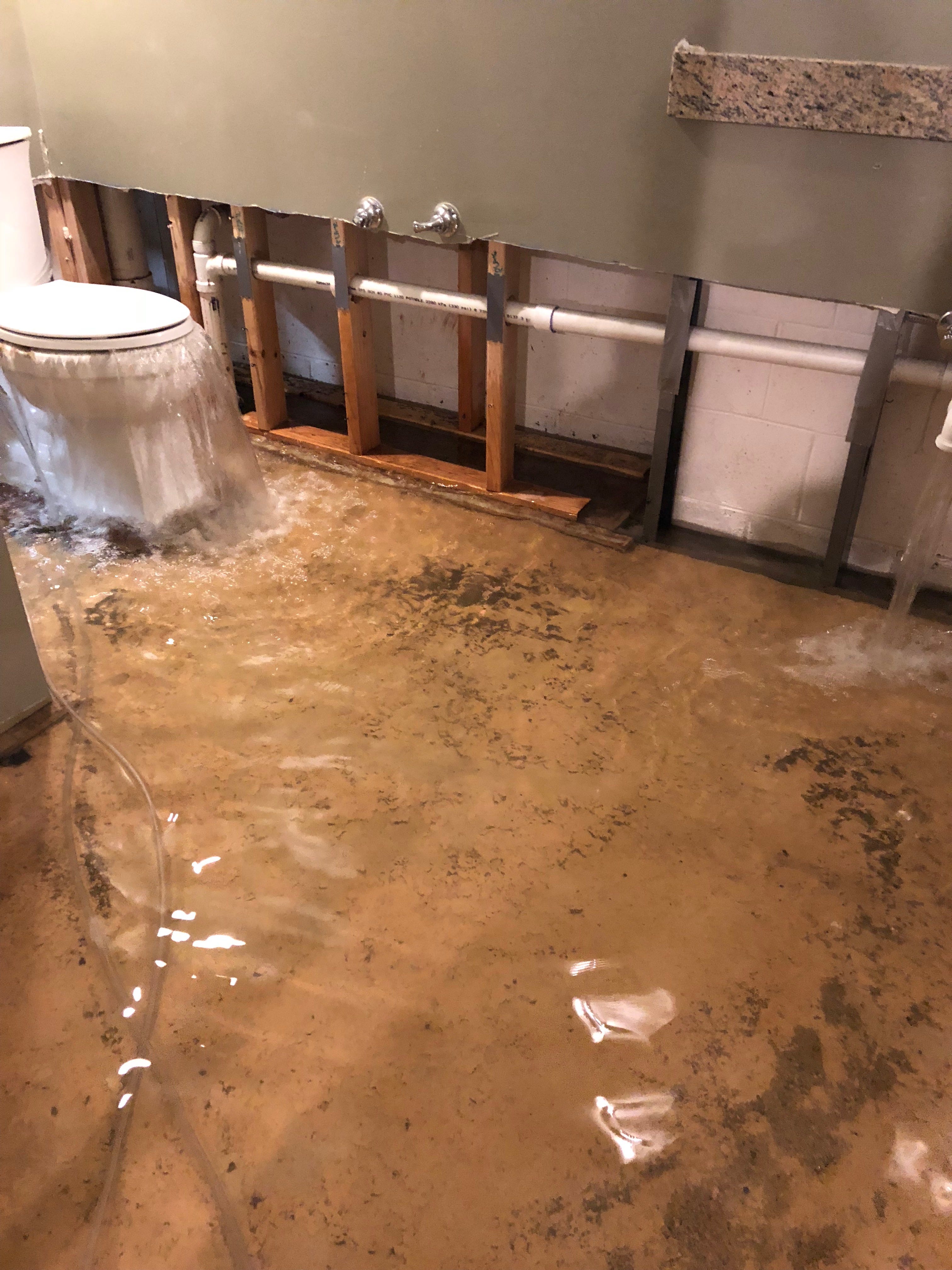 water in basement after heavy rain