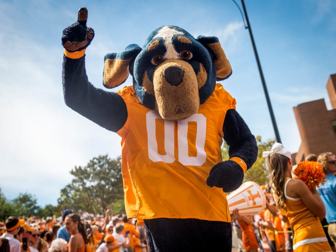 University of Tennessee Smokey mascot through the years