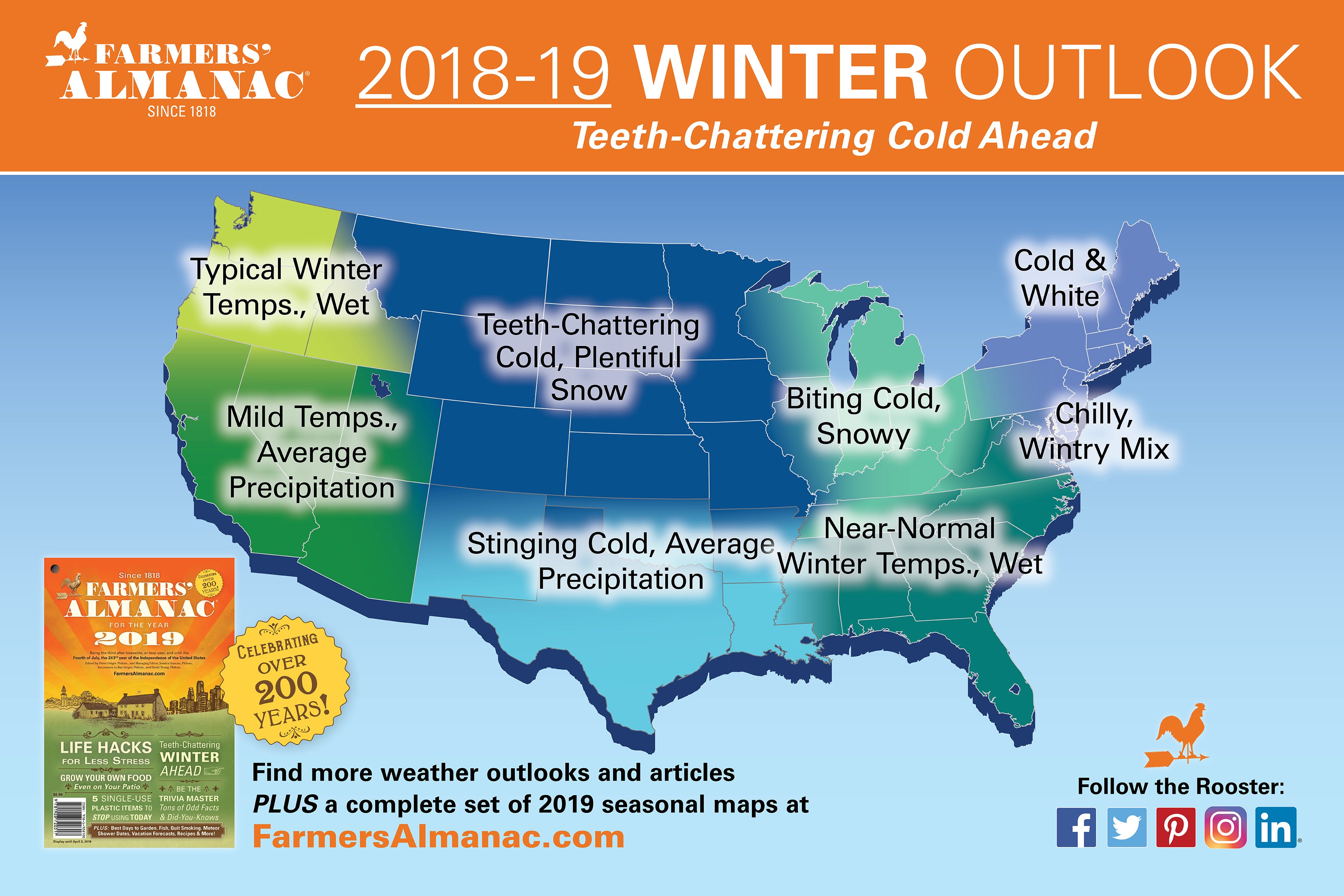 Farmers' Almanac Winter Prediction: Long, Cold, Snowy In Pa. Region