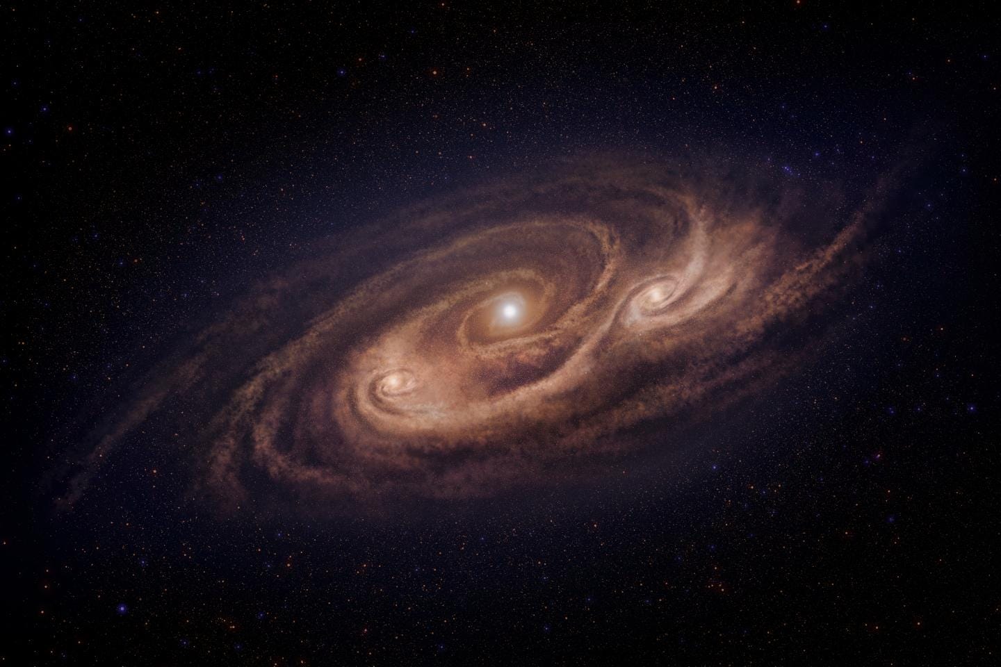 Monster Galaxy Forms Stars 1 000 Times Faster Than Milky Way