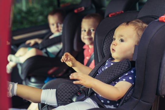 Target will accept baby seats, convertible seats, car seat bases, fifth wheel or booster seats, and expired or damaged car seats when the seat is reinstalled.