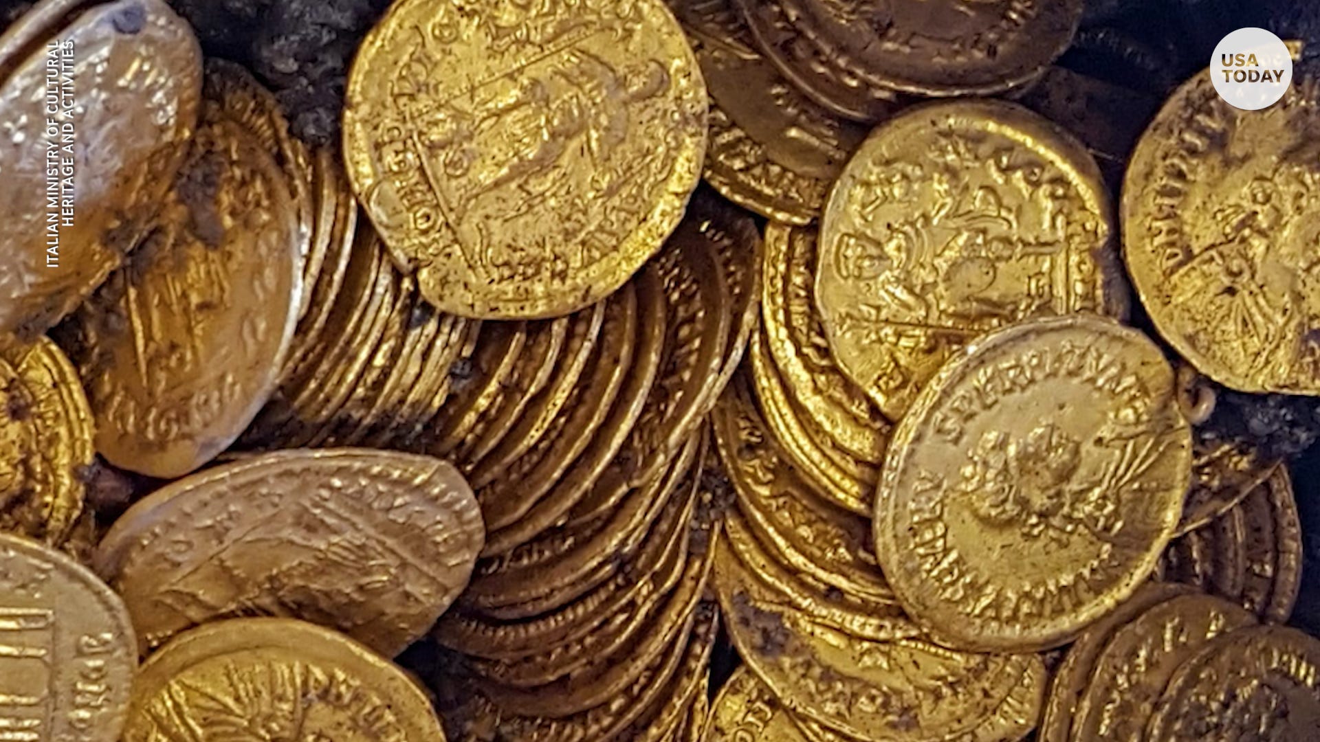 Hundreds of rare gold coins found at construction site