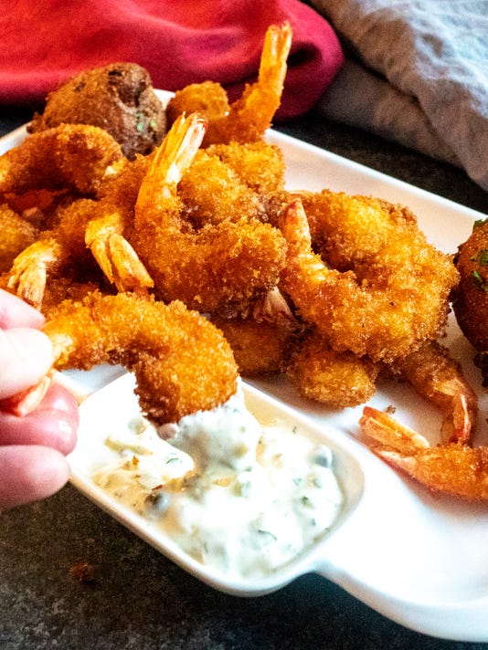 Crunch into a fried shrimp feast