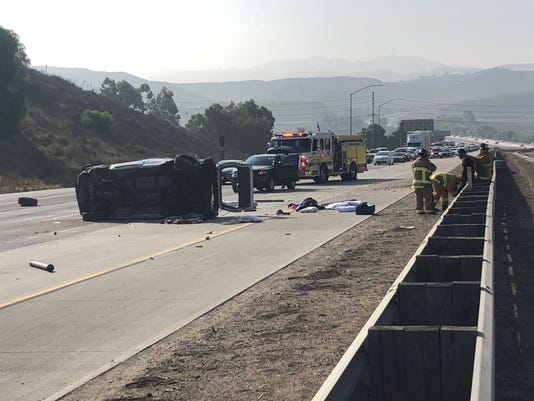 Lanes cleared after crash on Highway 23 in Moorpark slows traffic