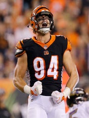 Bengals defensive end Sam Hubbard donated thousands of dollars to