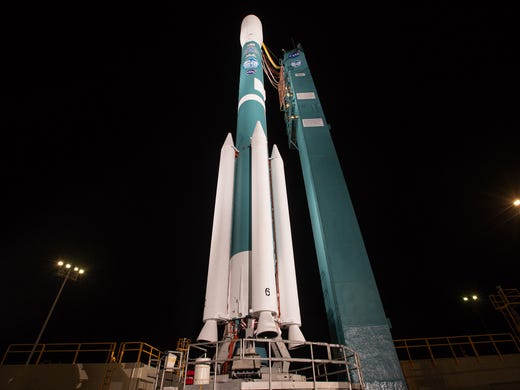 So far five military installations have been designated as Space Force bases: Patrick Air Force Base, Peterson, Schriever, and Buckley Air Force Bases in Colorado and Vandenberg Air Force Base in California, shown. Photo shows United Launch Alliance's last Delta II rocket on the pad at Vandenberg.