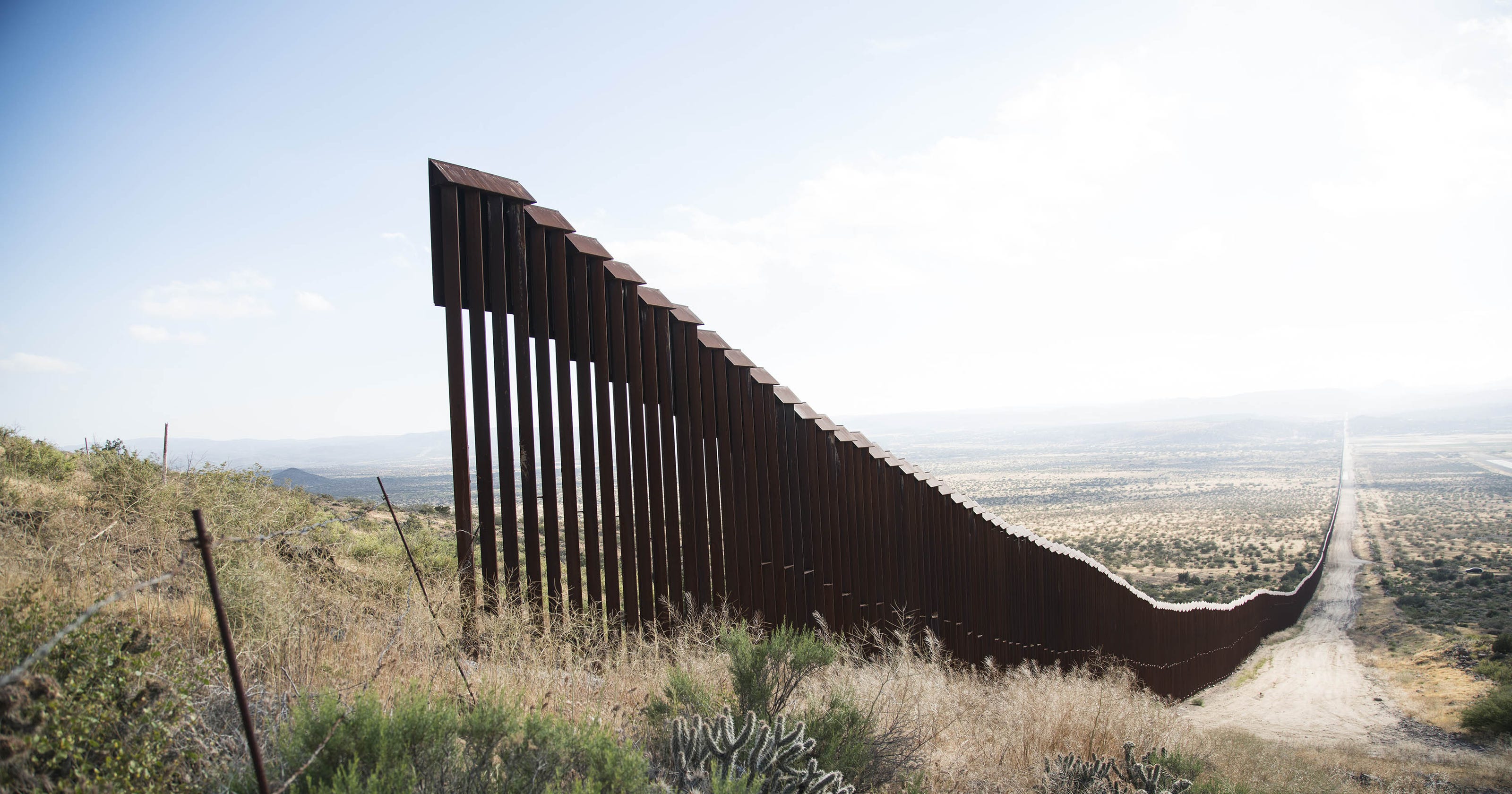Immigration Trumps Wall Construction To Begin At Texas Mexico Border 