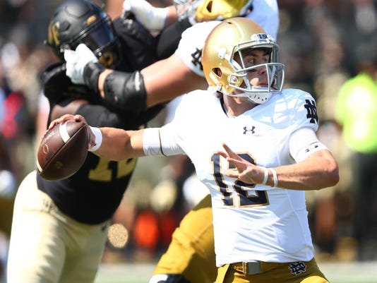 Ncaa Football Notre Dame at Wake Forest