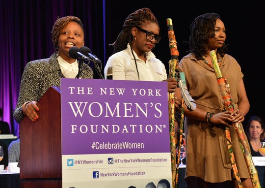 Patrisse Cullors, left, Alicia Garza and Opal Tometi, the founders of Black Lives Matter.