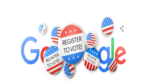 The reminders to register to vote are everywhere on the internet, including on Google.