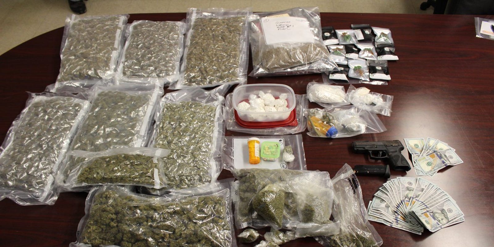 Pensacola drug bust finds ecstasy, cocaine, synthetic marijuana, pills