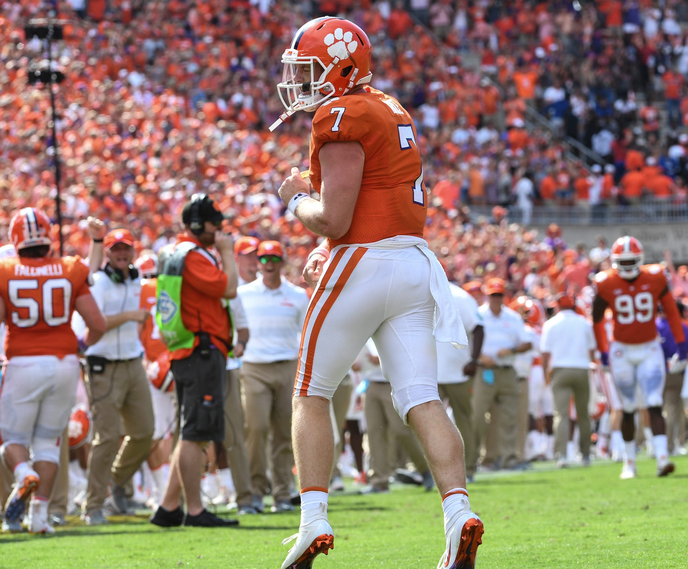 Clemson Qb Chase Brice After Syracuse Game