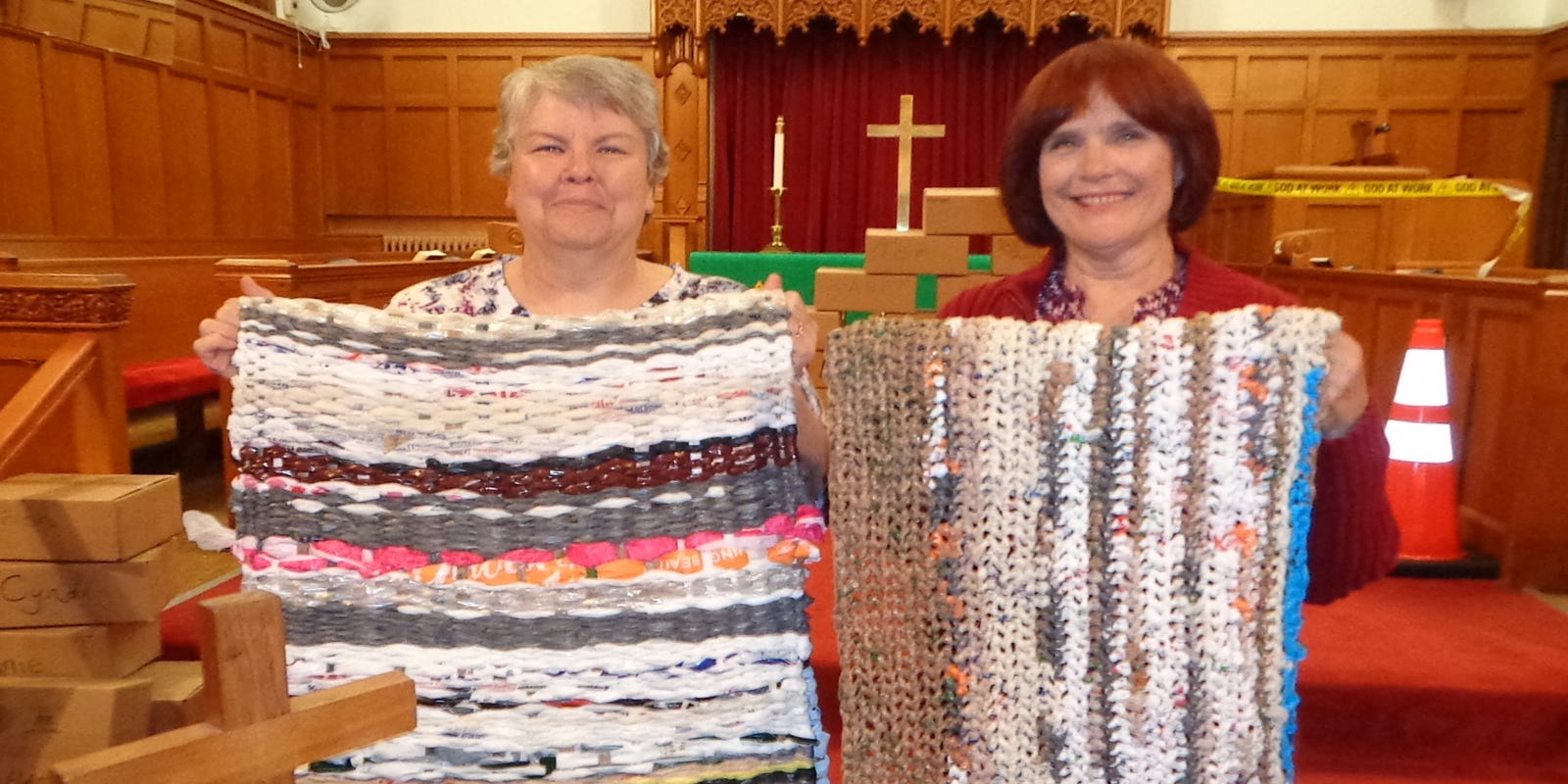 Endicott Church Project Turns Bags Into Mats For The Homeless